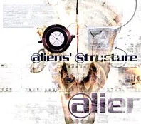 Official album cover art for the release Spirit Time by Aliens’ Structure