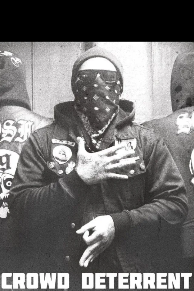 Official album cover art for the release Show of Supreme Force by Crowd Deterrent