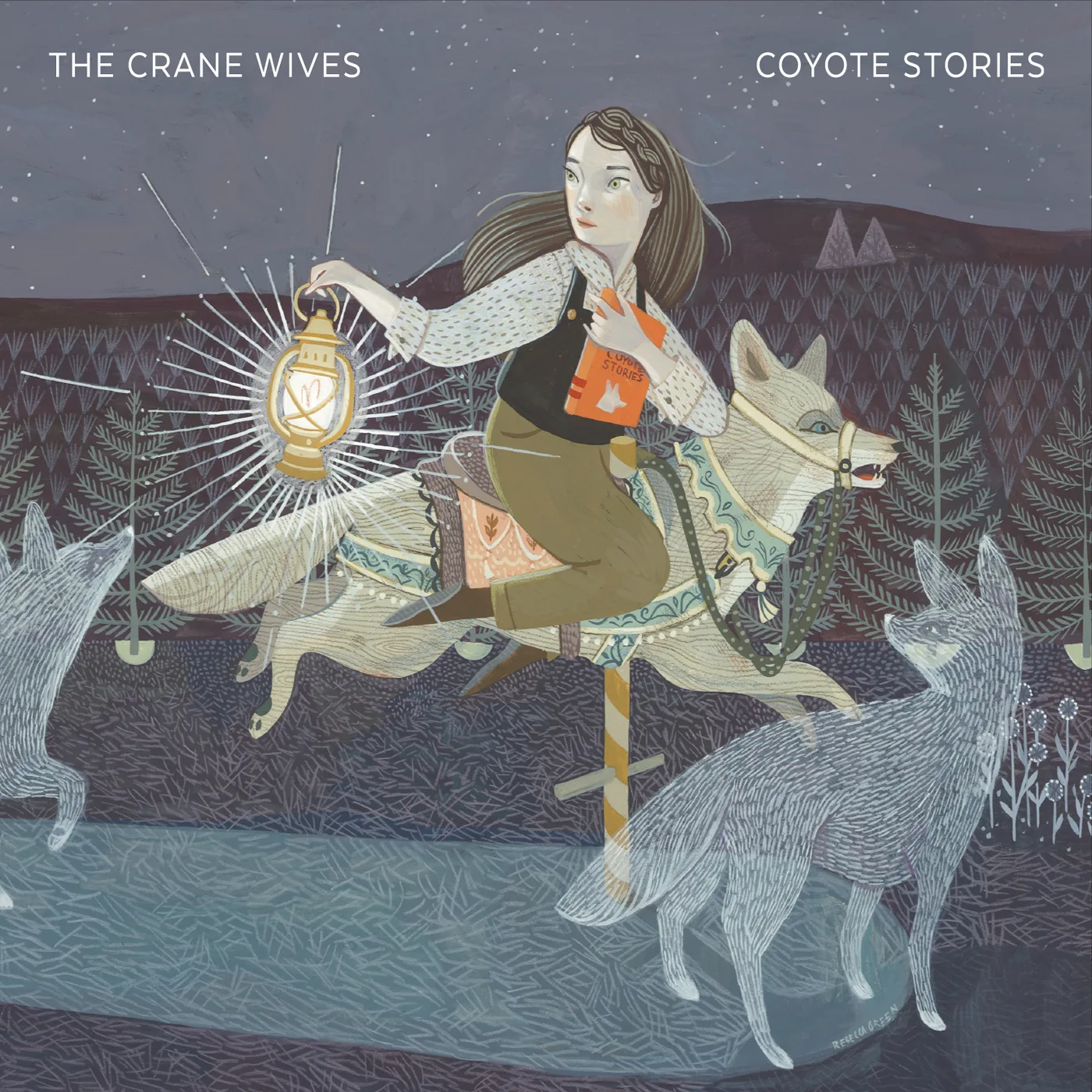 Official album cover art for the release Coyote Stories by The Crane Wives