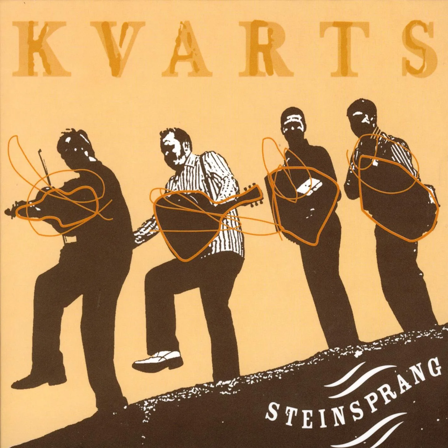 Official album cover art for the release Steinsprang by Kvarts