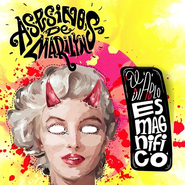 Official album cover art for the release El diablo es magnifico by Asesinos de Marilyn