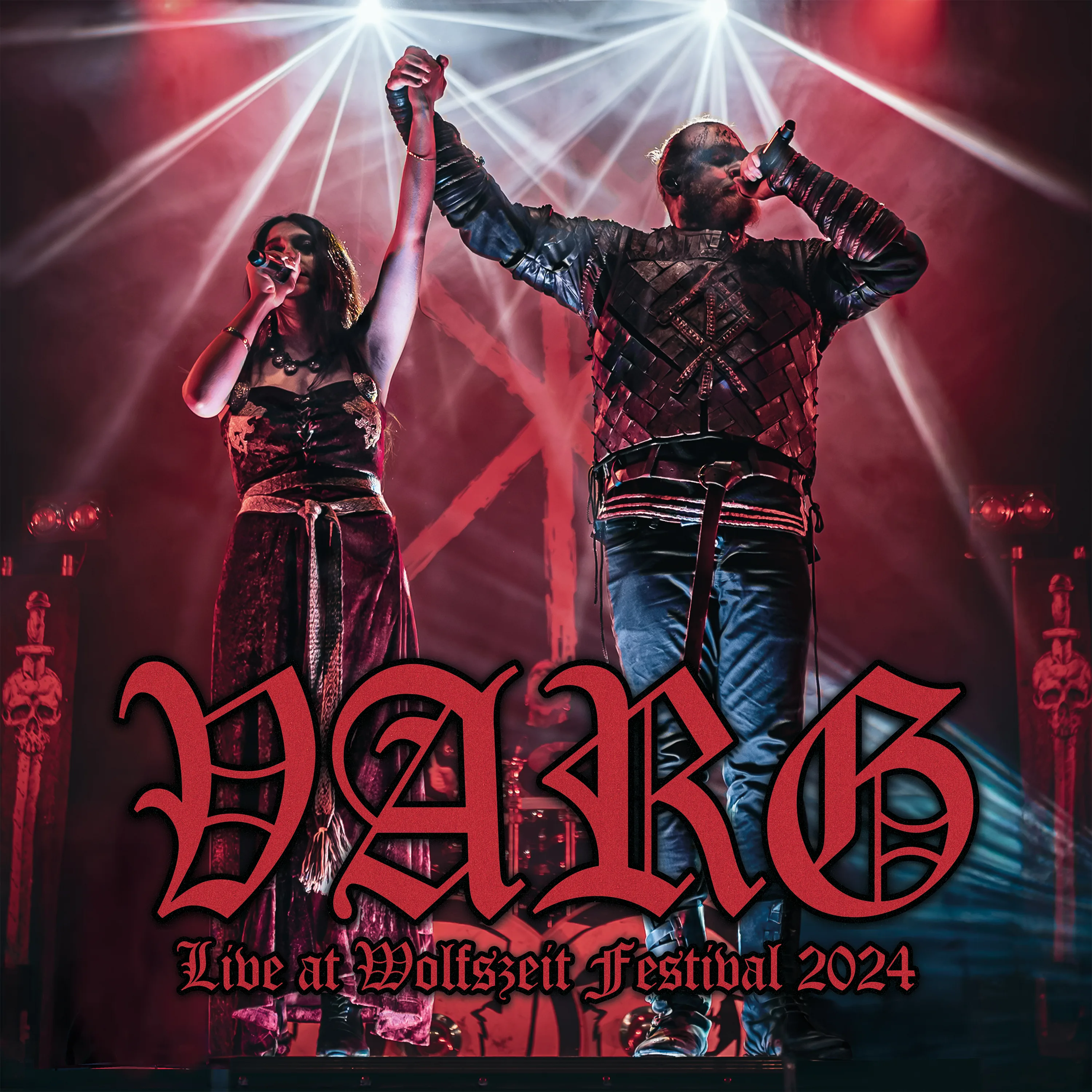 Official album cover artwork for Live at Wolfszeit Festival 2024 by Varg