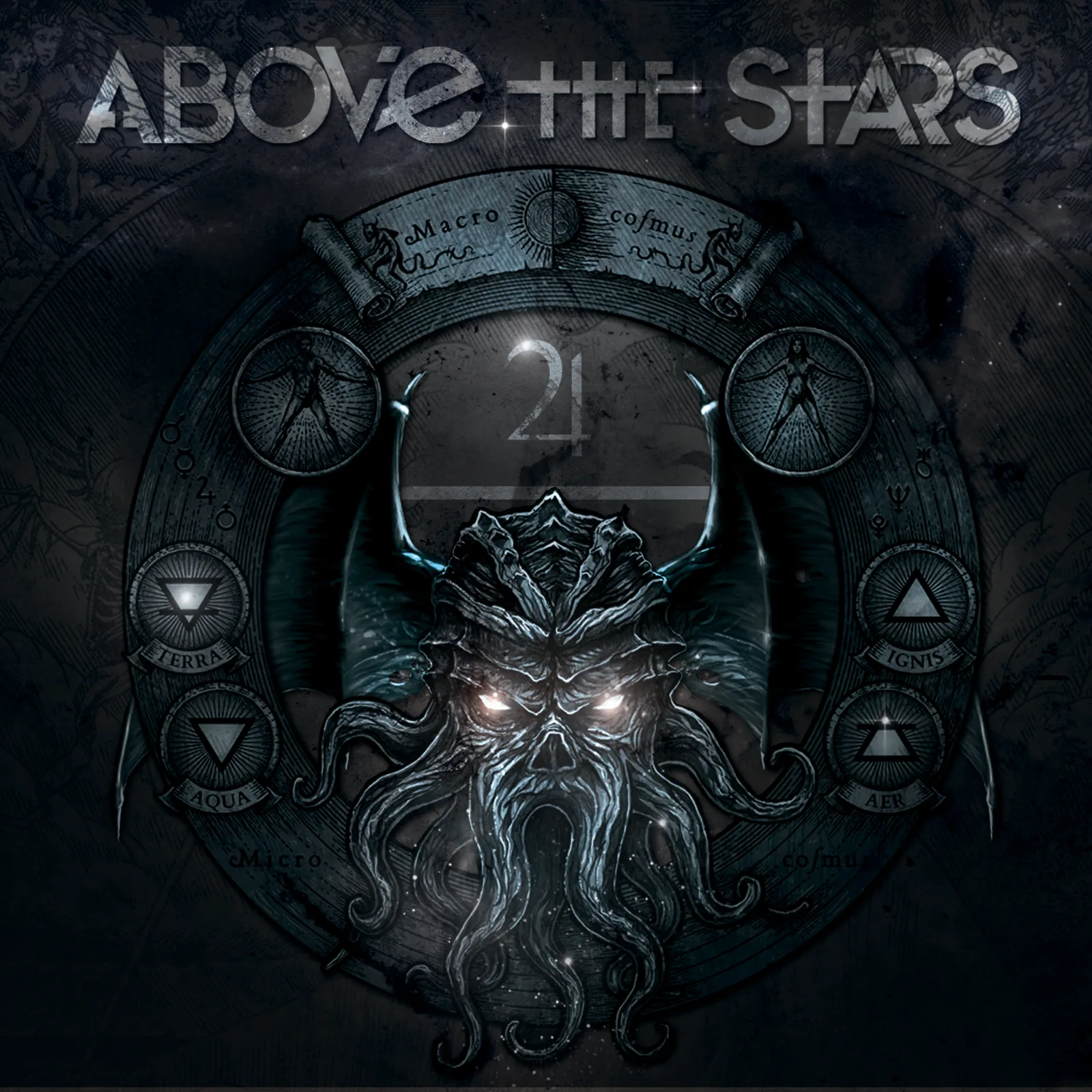 Official album cover art for the release Above the Stars by Above the Stars