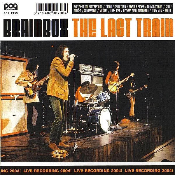 Official album cover art for the release The Last Train by Brainbox