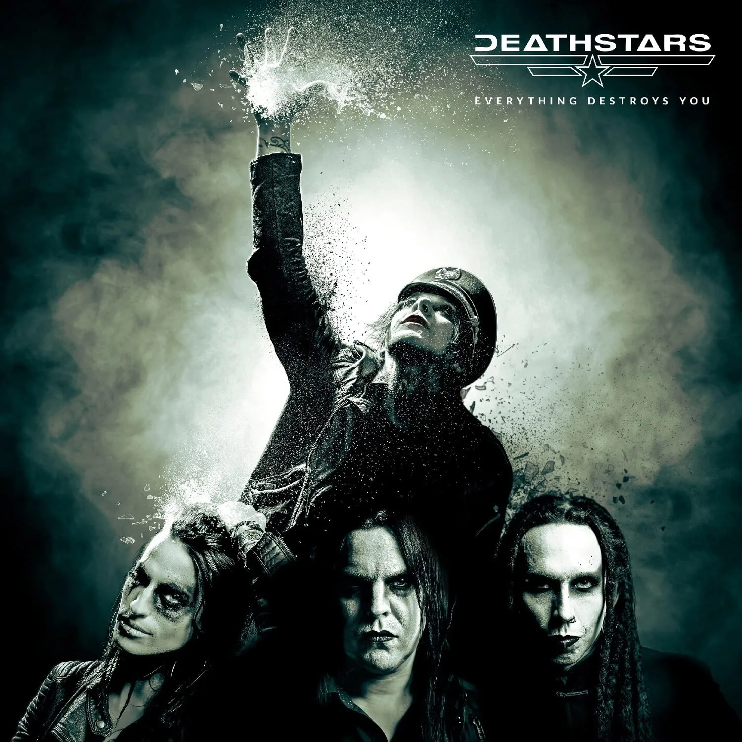 Official album cover art for the release Everything Destroys You by Deathstars