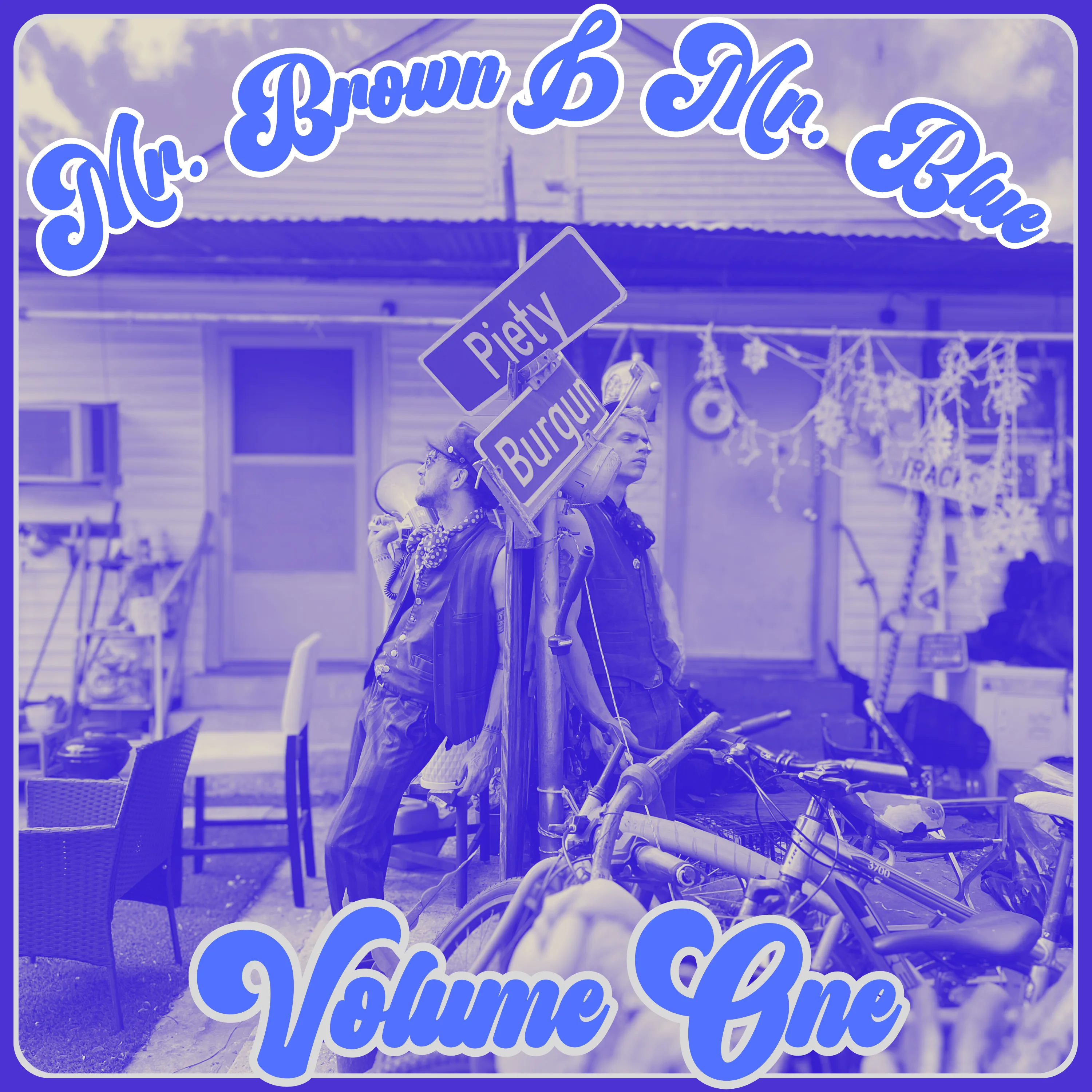 Official album cover art for the release Mr. Brown & Mr. Blue Volume One by Bosko Baker