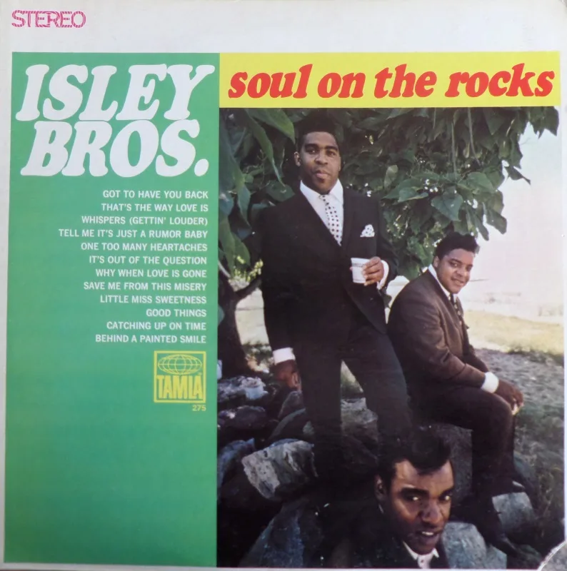 Catching Up on Time song track artwork featured on the album Soul on the Rocks by The Isley Brothers