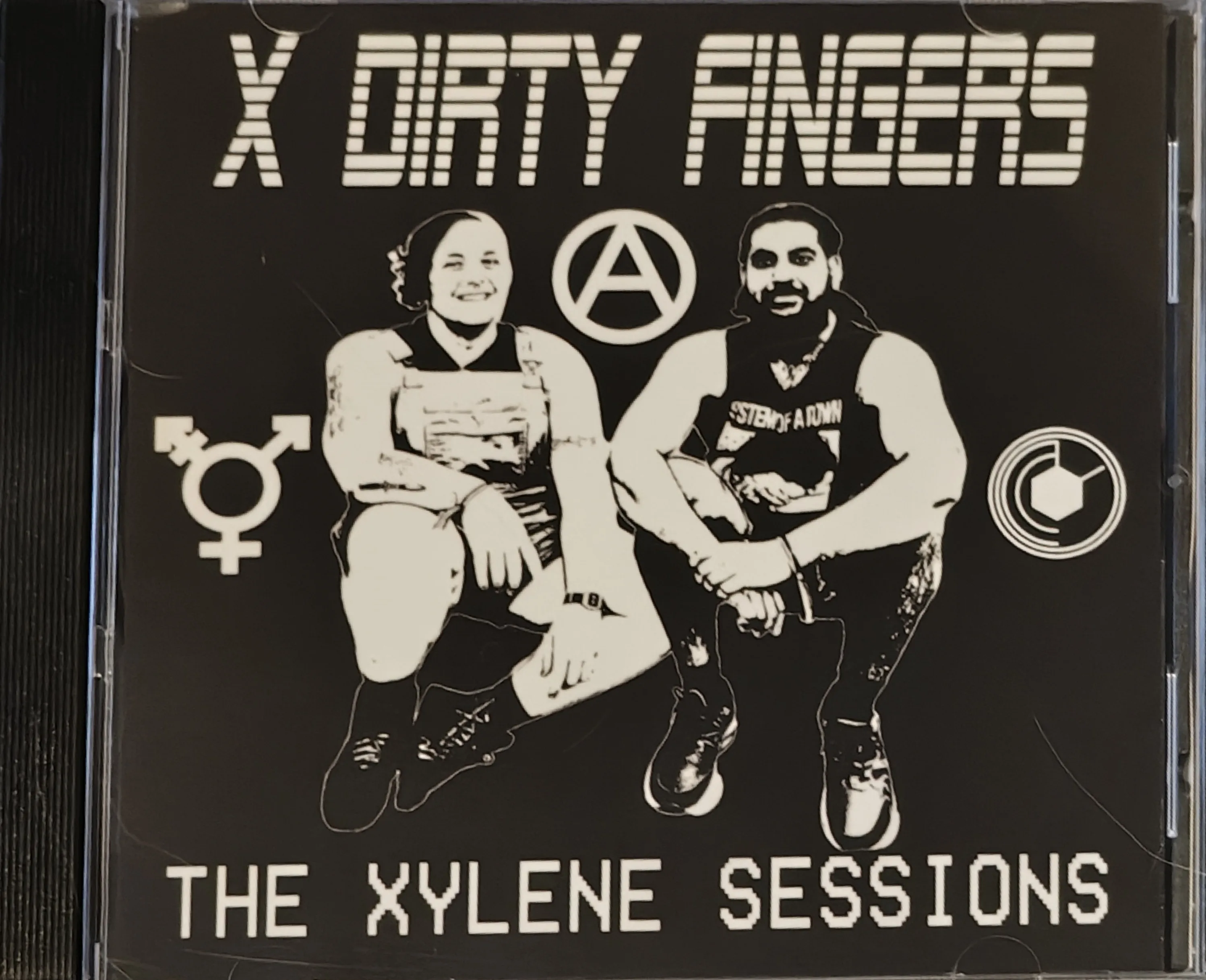 Official album cover art for the release The Xylene Sessions by X Dirty Fingers