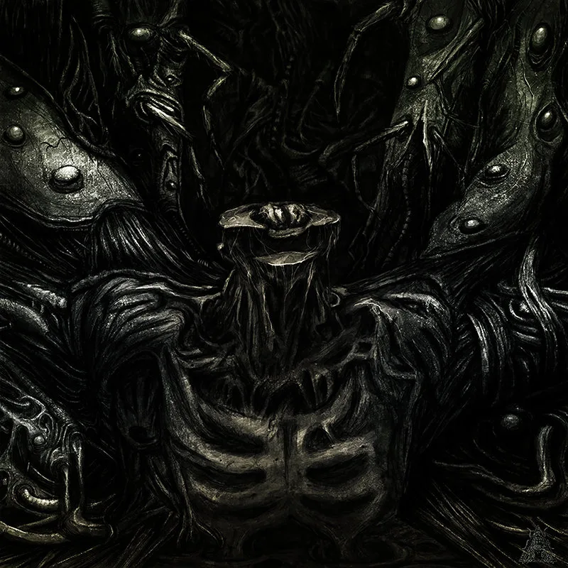 Official album cover art for the release Warpit of Coiling Atrocities by Paroxsihzem