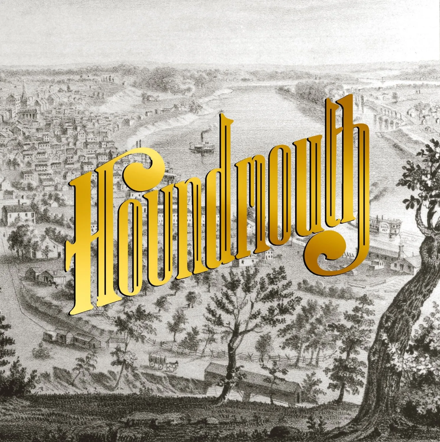 Official album cover art for the release From the Hills Below the City by Houndmouth