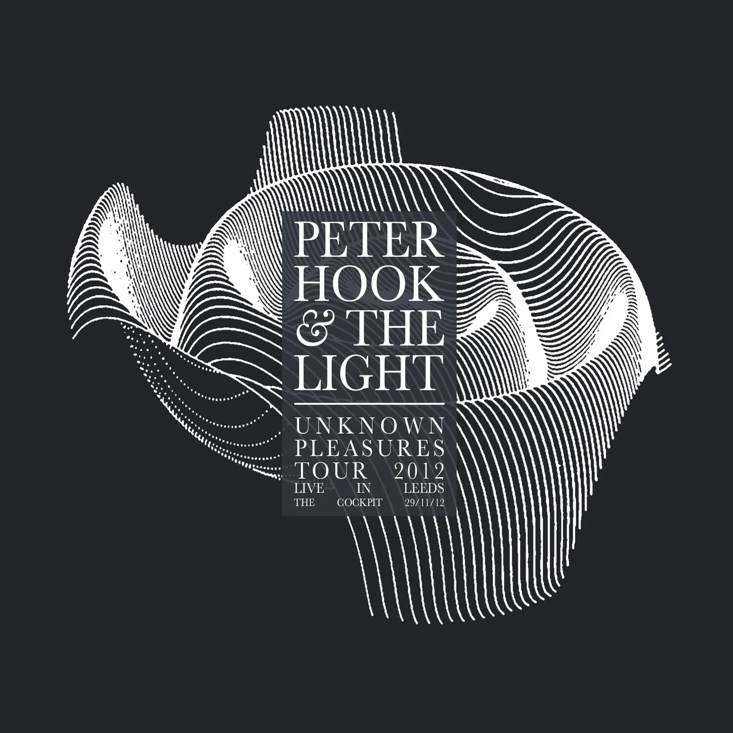 Official album cover artwork for Unknown Pleasures - Live In Leeds by Peter Hook & the Light