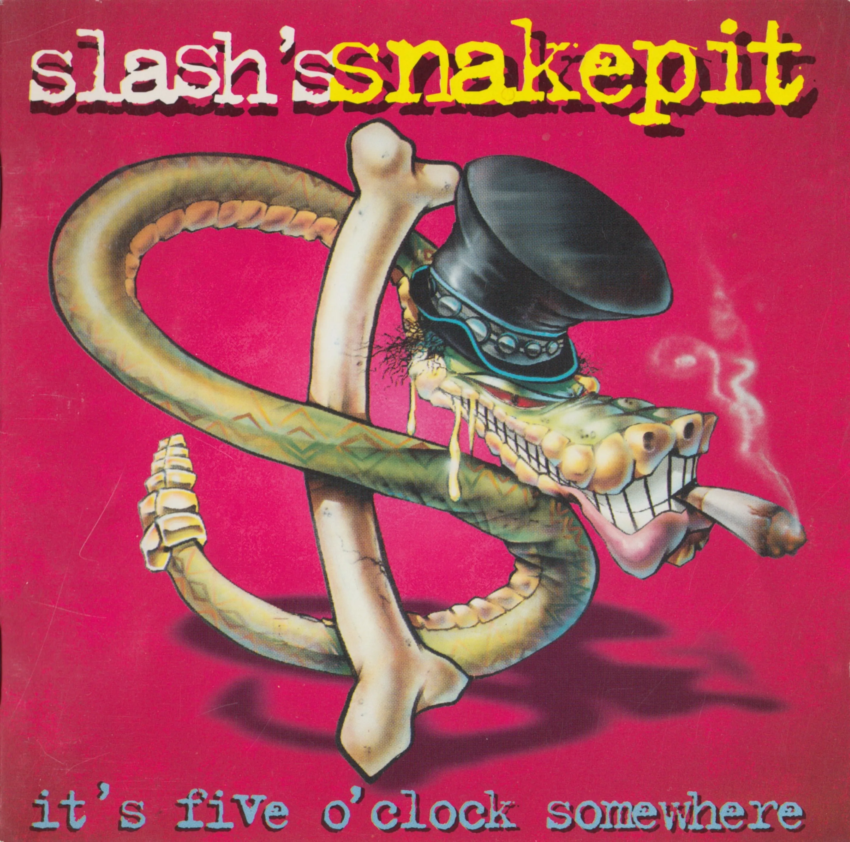 Official album cover art for the release It’s Five O’Clock Somewhere by Slash’s Snakepit