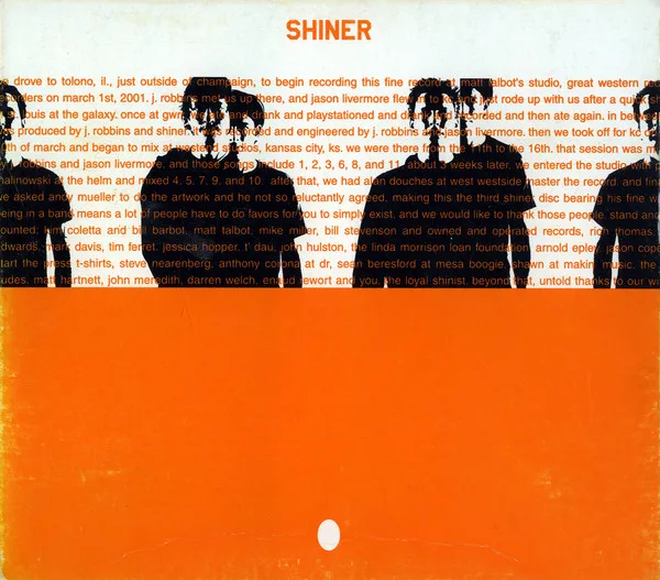 Official album cover art for the release The Egg by Shiner