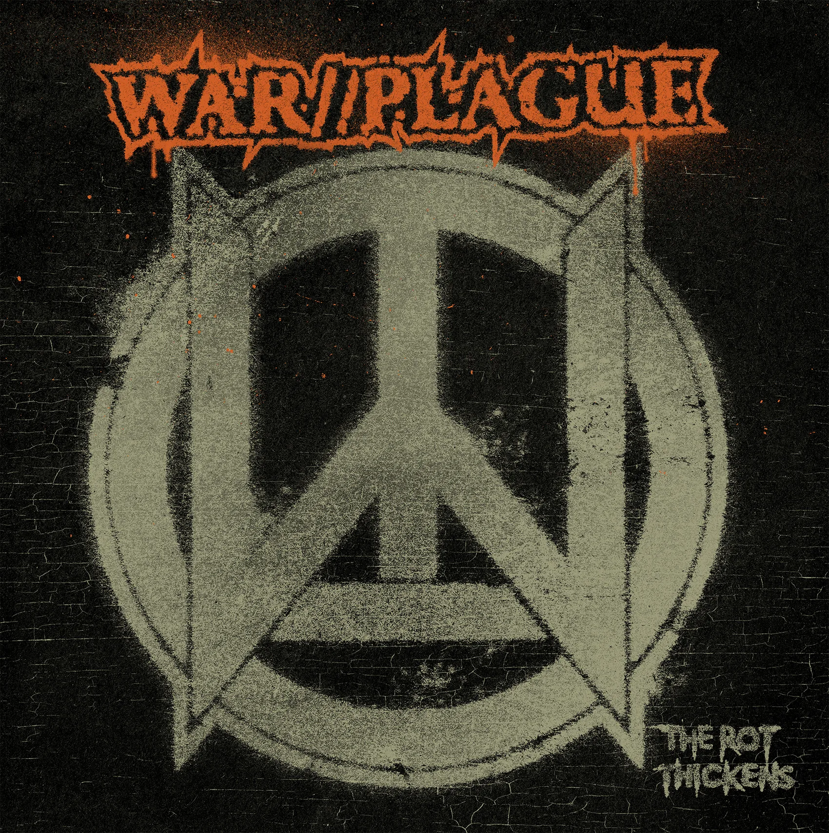 Official album cover art for the release The Rot Thickens by War//Plague