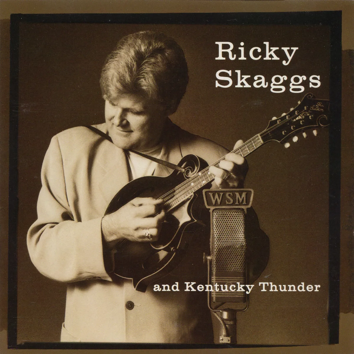 Official album cover art for the release Bluegrass Rules! by Ricky Skaggs and Kentucky Thunder