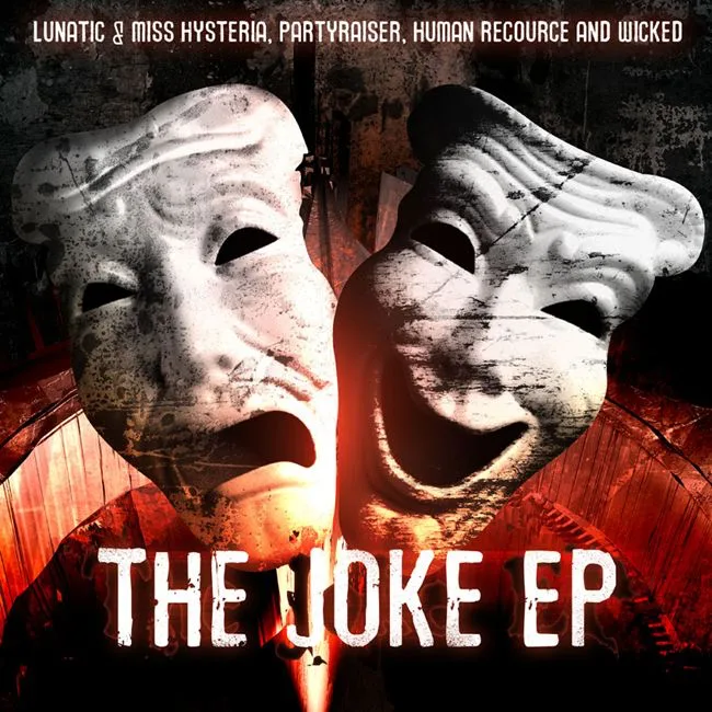 Official album cover art for the release The Joke - EP by Human Resource