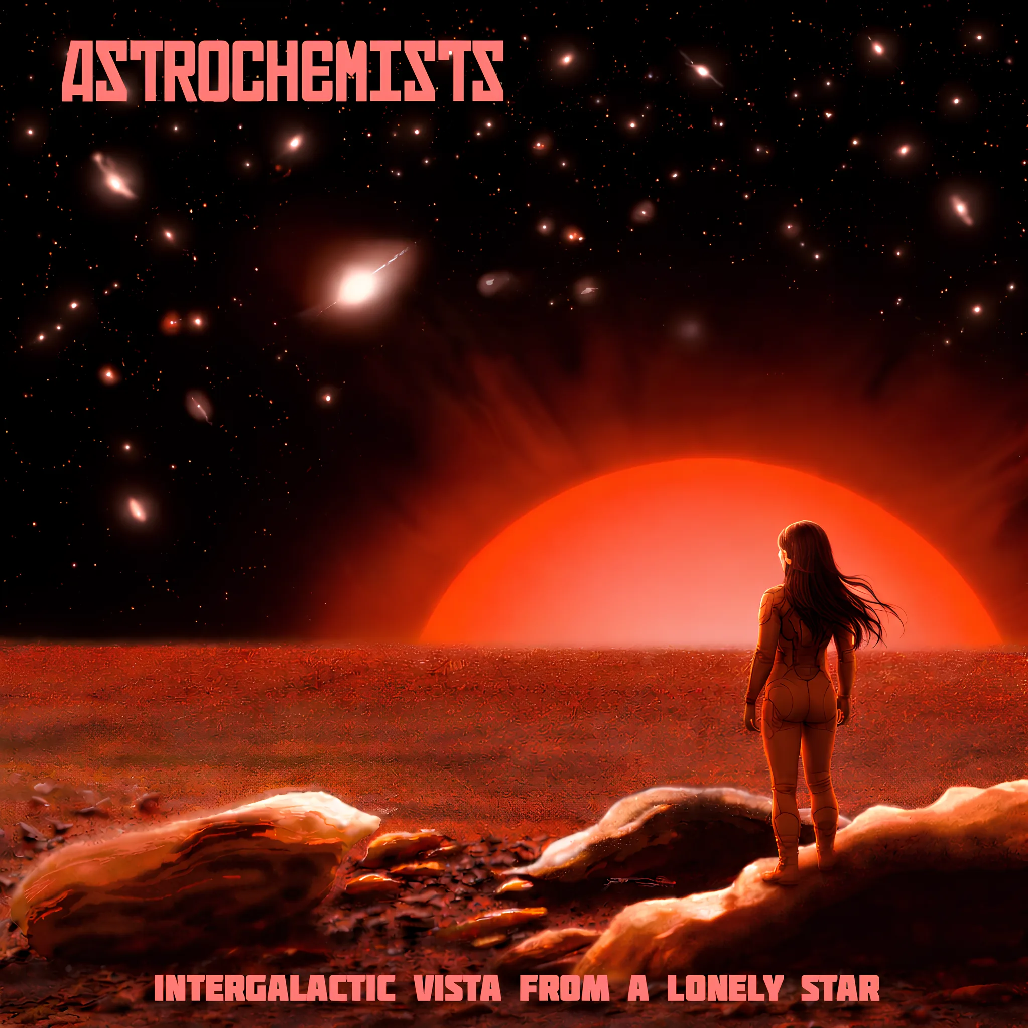 Official album cover artwork for Intergalactic Vista From a Lonely Star by Astrochemists