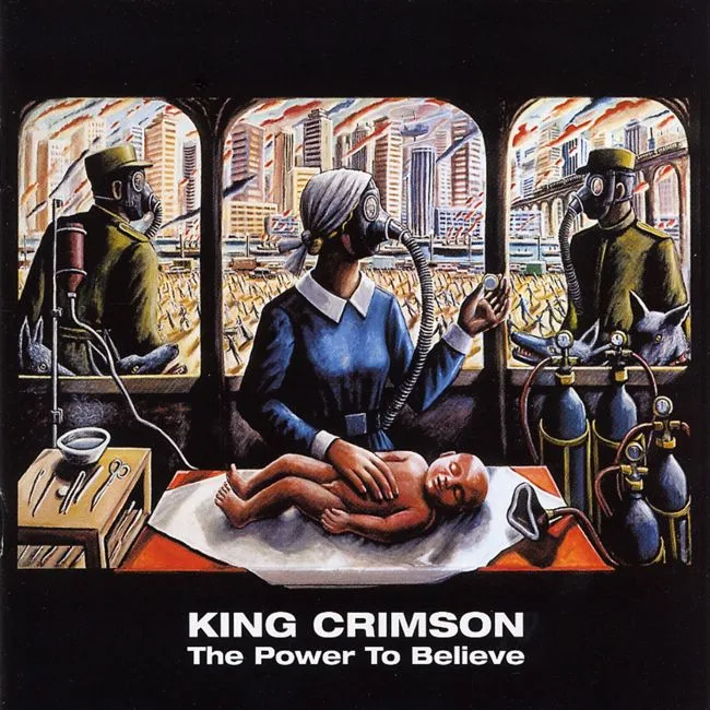 Eyes Wide Open song track artwork featured on the album The Power to Believe by King Crimson