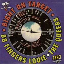 Official album cover art for the release Right on Target by 88 Fingers Louie