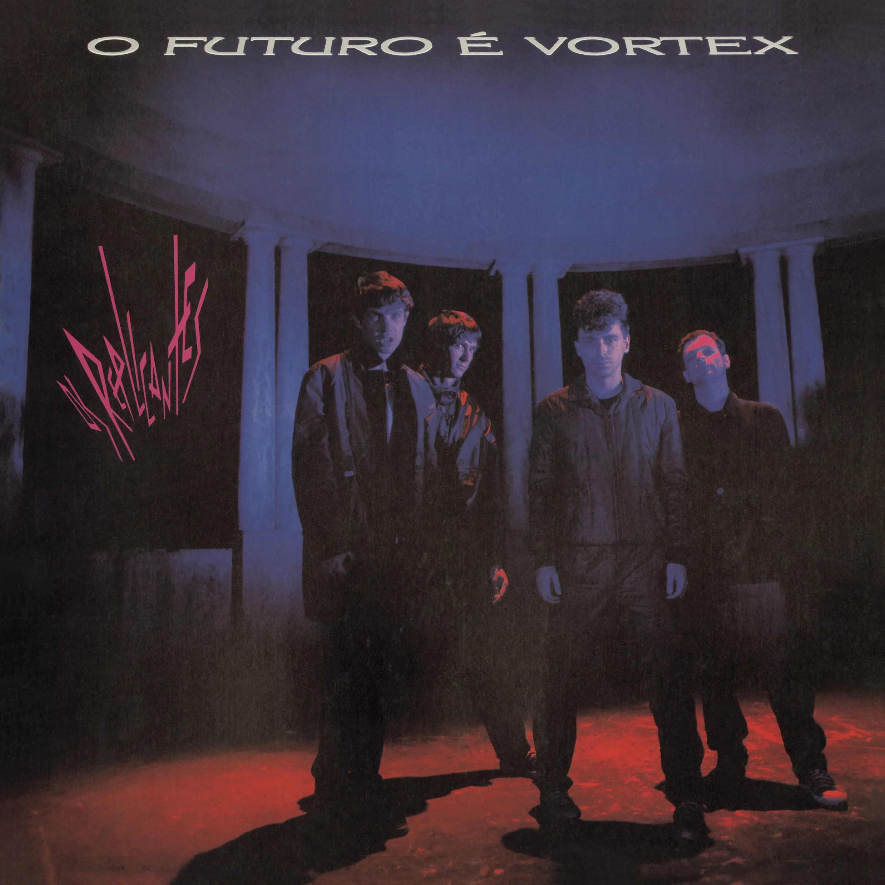 Official album cover art for the release O Futuro é Vortex by Os Replicantes