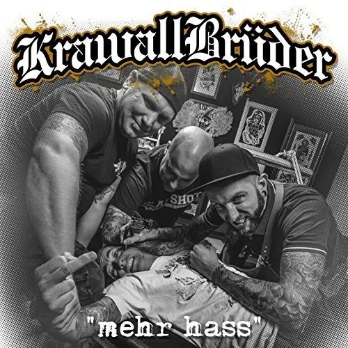 Official album cover artwork for Mehr Hass by Krawallbrüder