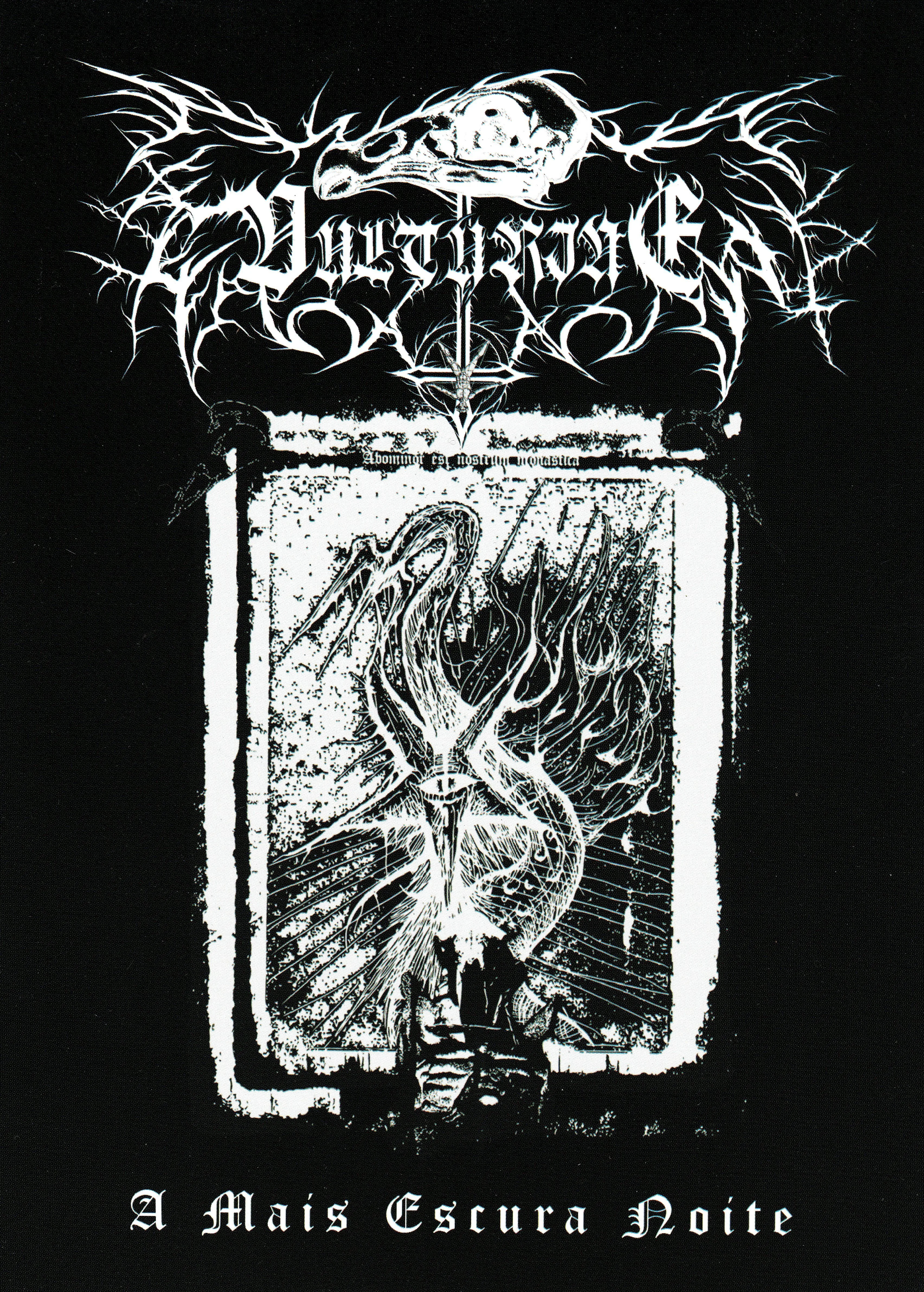 Official album cover art for the release A Mais Escura Noite by Vulturine