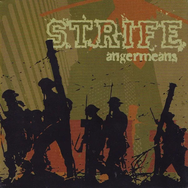 Official album cover art for the release Angermeans by Strife