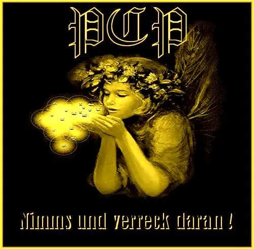 Official album cover art for the release Nimms und verreck daran by PCP