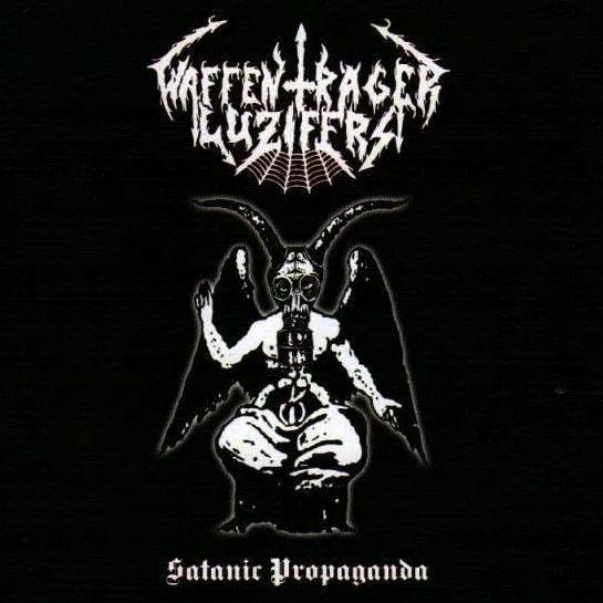 Official album cover art for the release Satanic Propaganda by Waffenträger Luzifers