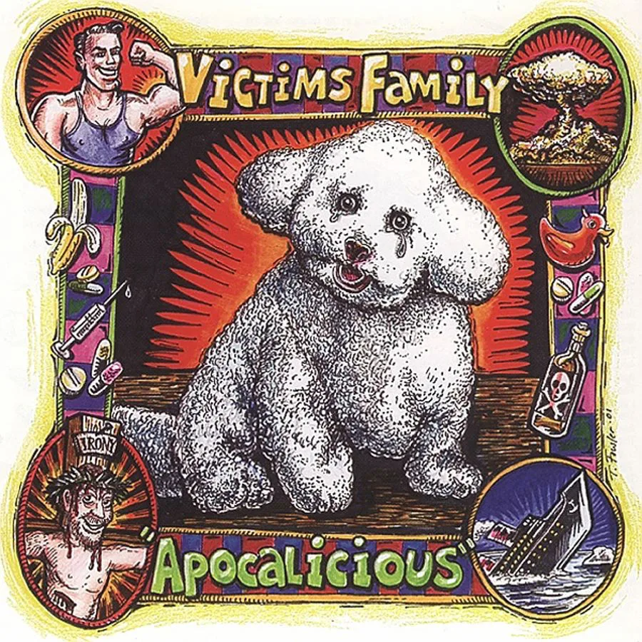 Official album cover art for the release Apocalicious by Victims Family