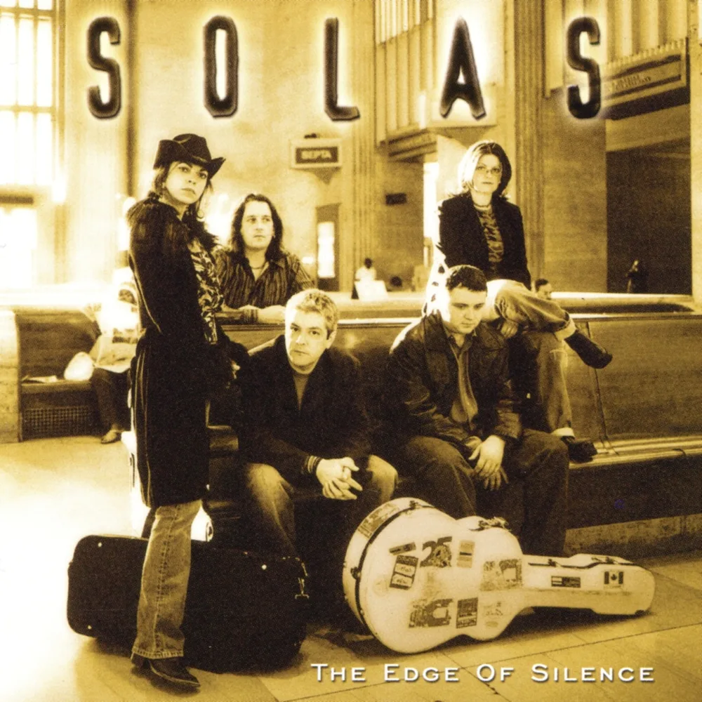 Official album cover art for the release The Edge of Silence by Solas