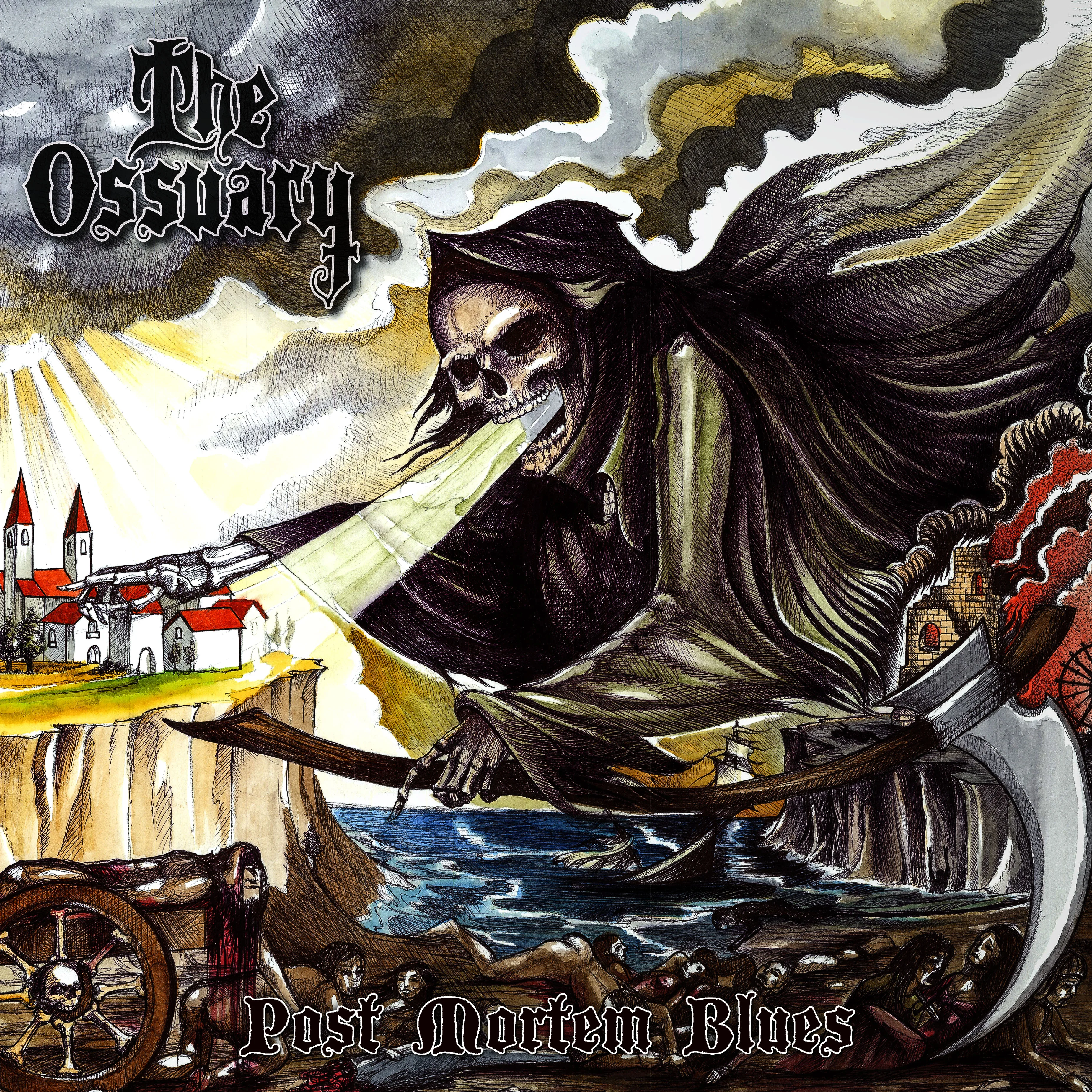 Official album cover artwork for Post Mortem Blues by The Ossuary
