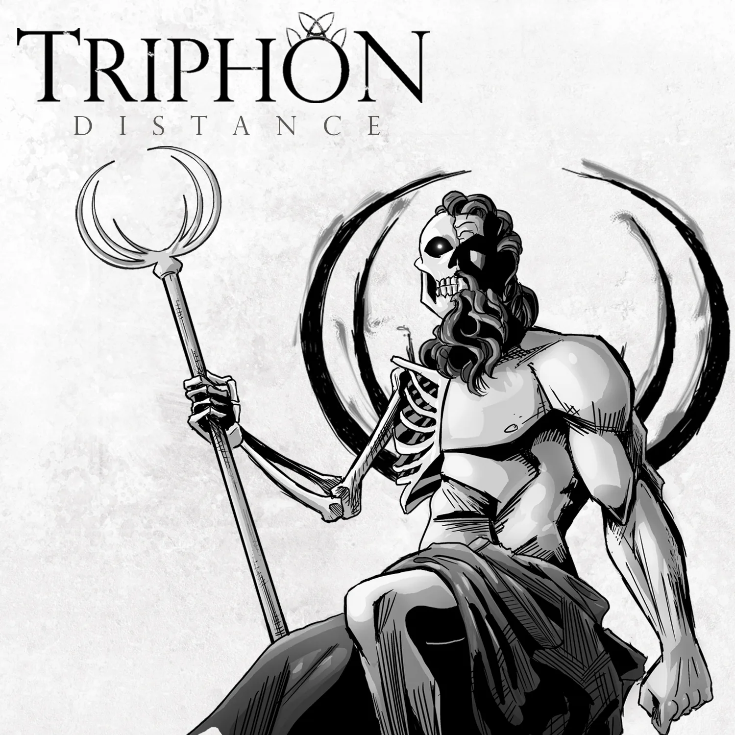 Official album cover art for the release Distance by Triphon