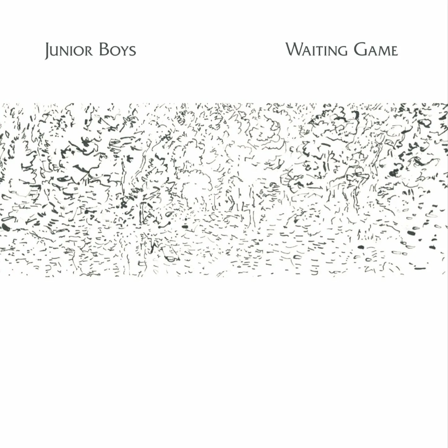Official album cover art for the release Waiting Game by Junior Boys