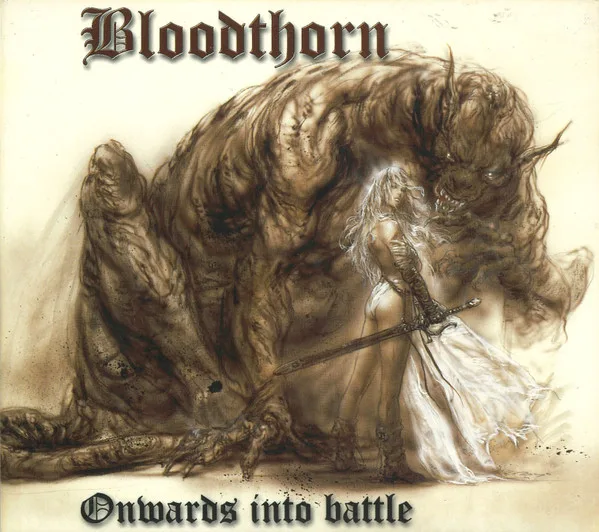 Official album cover art for the release Onwards Into Battle by Bloodthorn