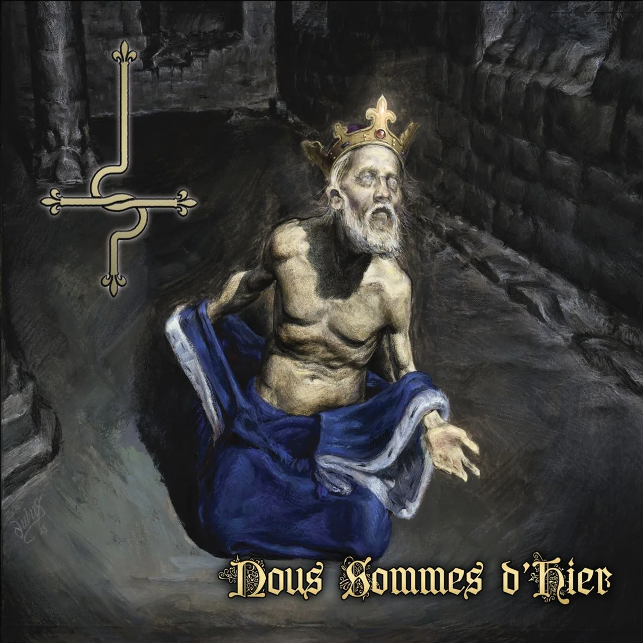 Official album cover art for the release Nous sommes d'hier by Sühnopfer