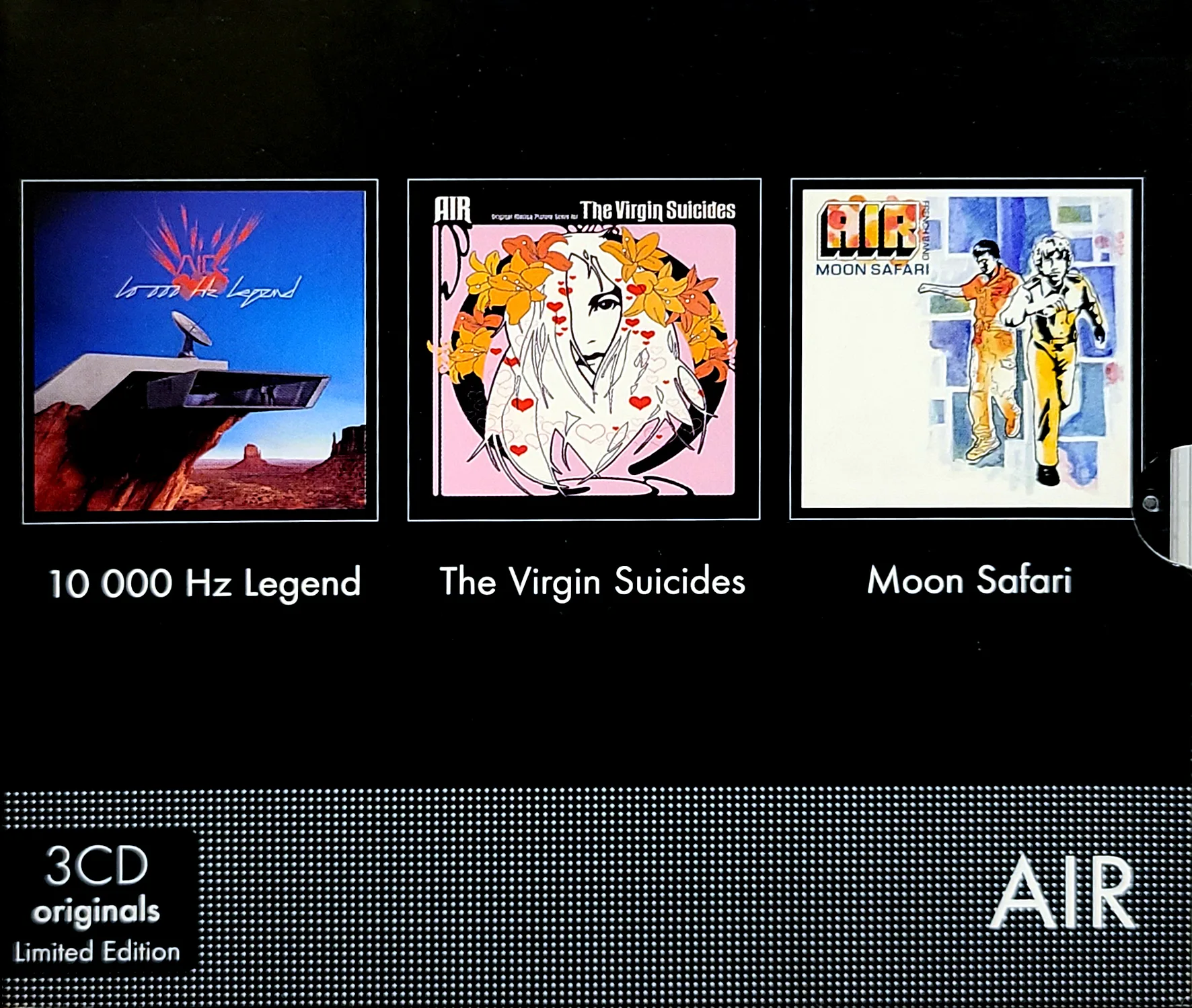 3 CD Originals Limited Edition - 10 000 Hz Legend / The Virgin Suicides / Moon Safari
