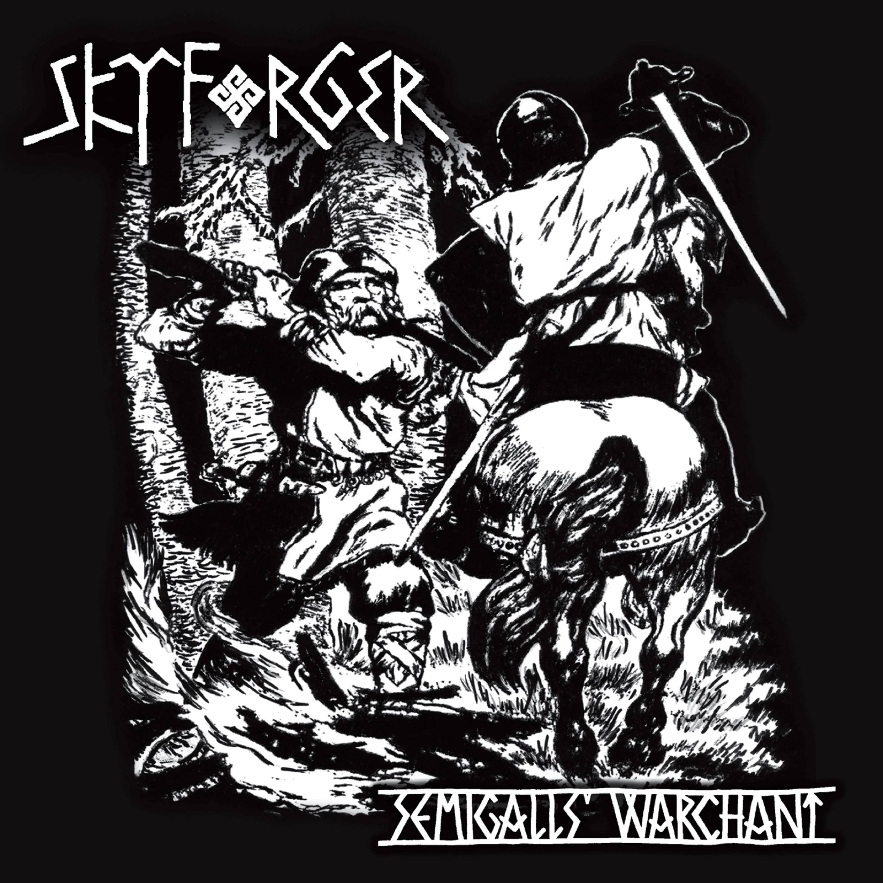 Official album cover art for the release Semigalls' Warchant by Skyforger