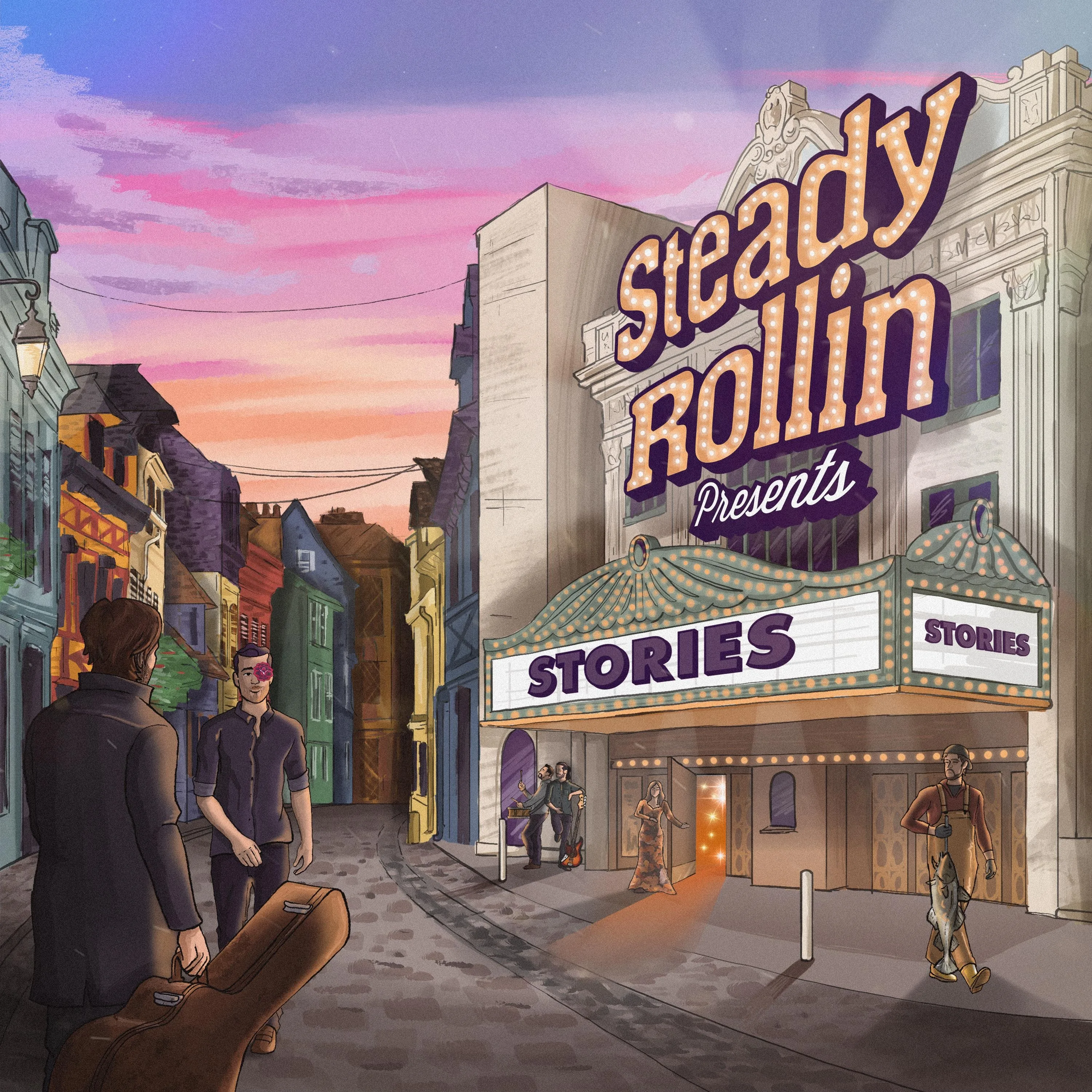 Official album cover art for the release Stories by Steady Rollin