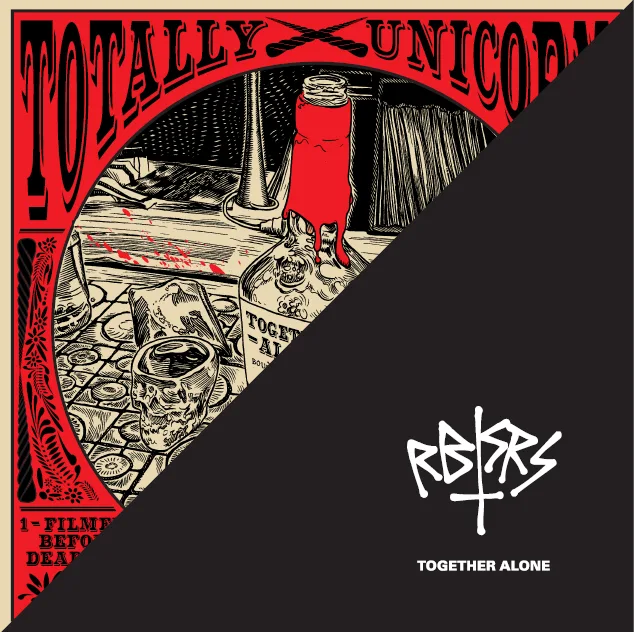 Official album cover art for the release Together Alone by Totally Unicorn