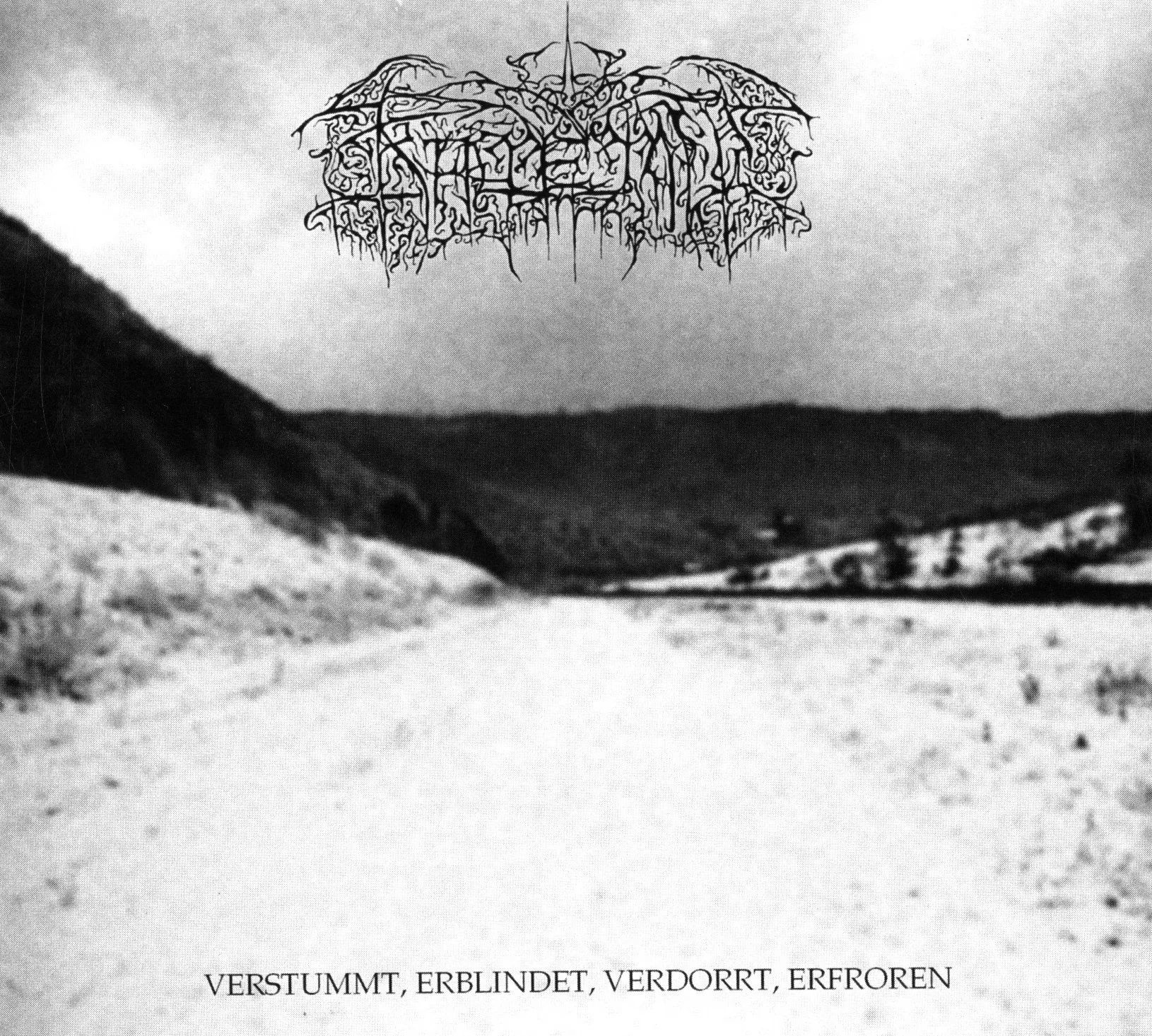 Official album cover art for the release Verstummt, erblindet, verdorrt, erfroren by Kältetod