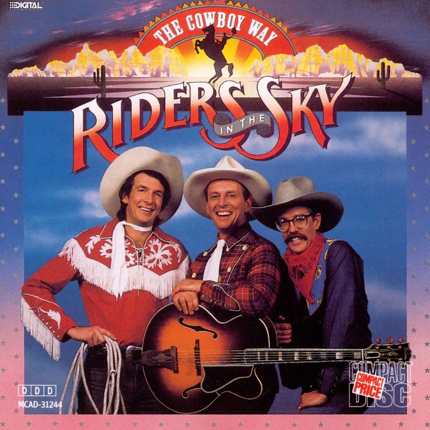 Official album cover art for the release The Cowboy Way by Riders in the Sky