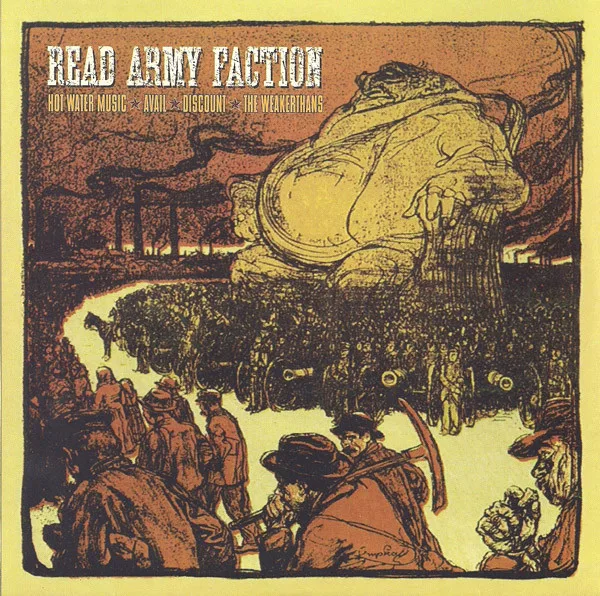 Official album cover art for the release Read Army Faction by The Weakerthans