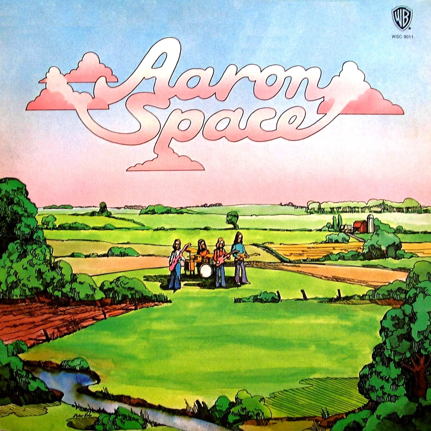 Official album cover art for the release Aaron Space by Aaron Space