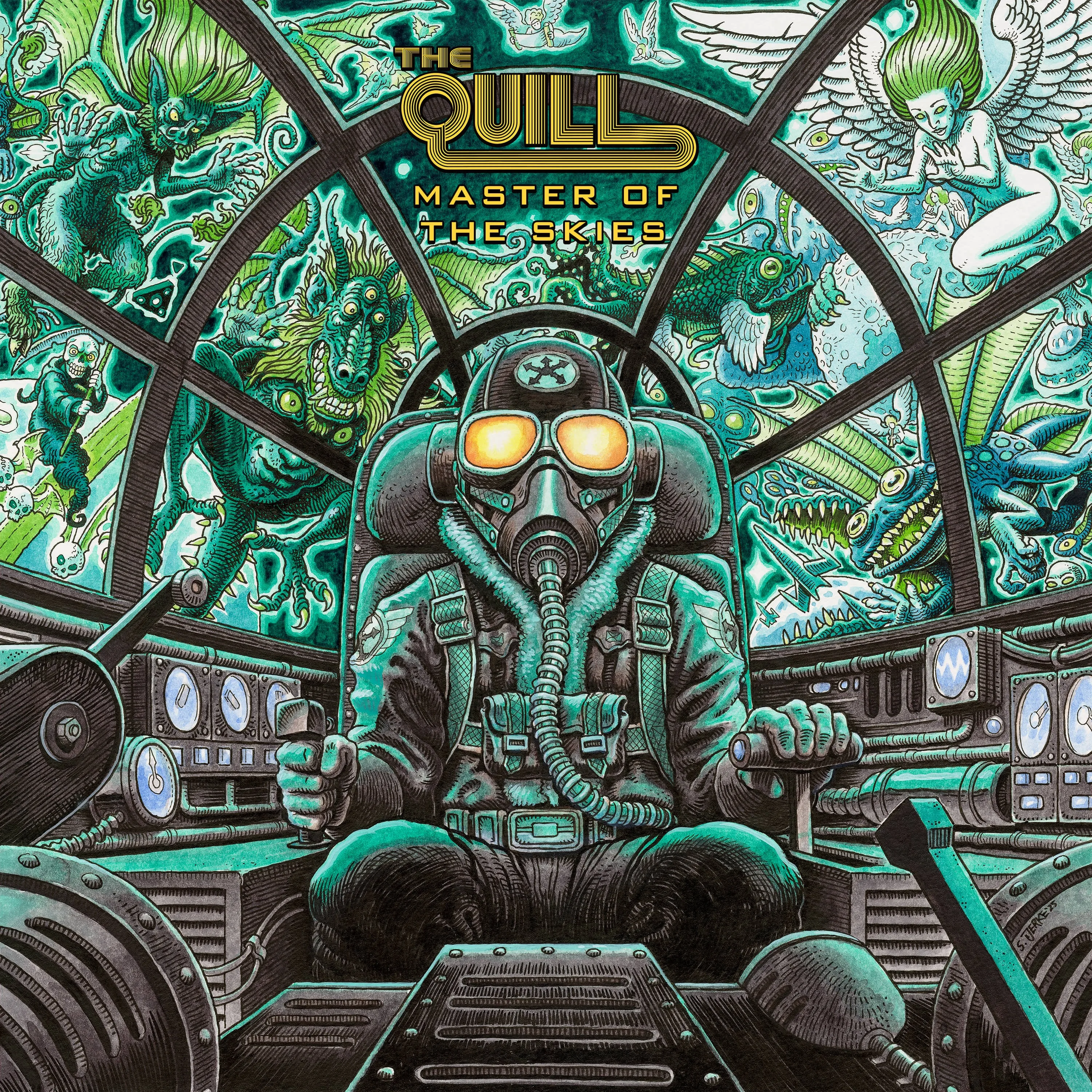 Official album cover artwork for Master of the Skies by The Quill
