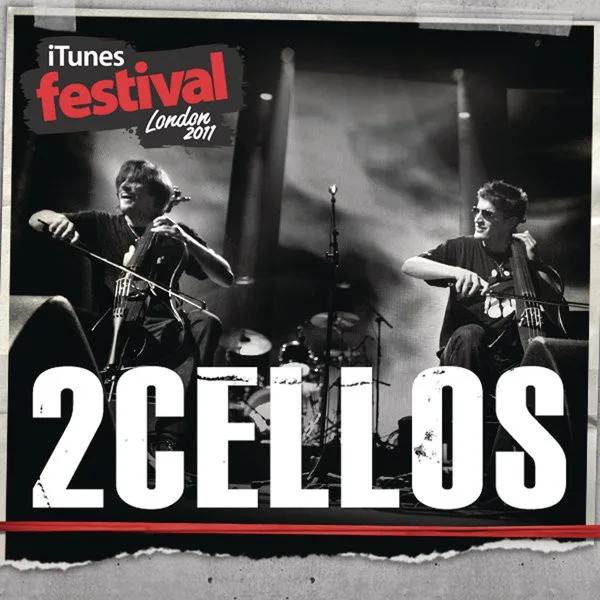 Official album cover art for the release iTunes Festival: London 2011 by 2CELLOS