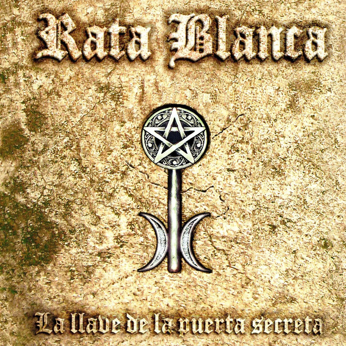 Official album cover art for the release La llave de la puerta secreta by Rata Blanca