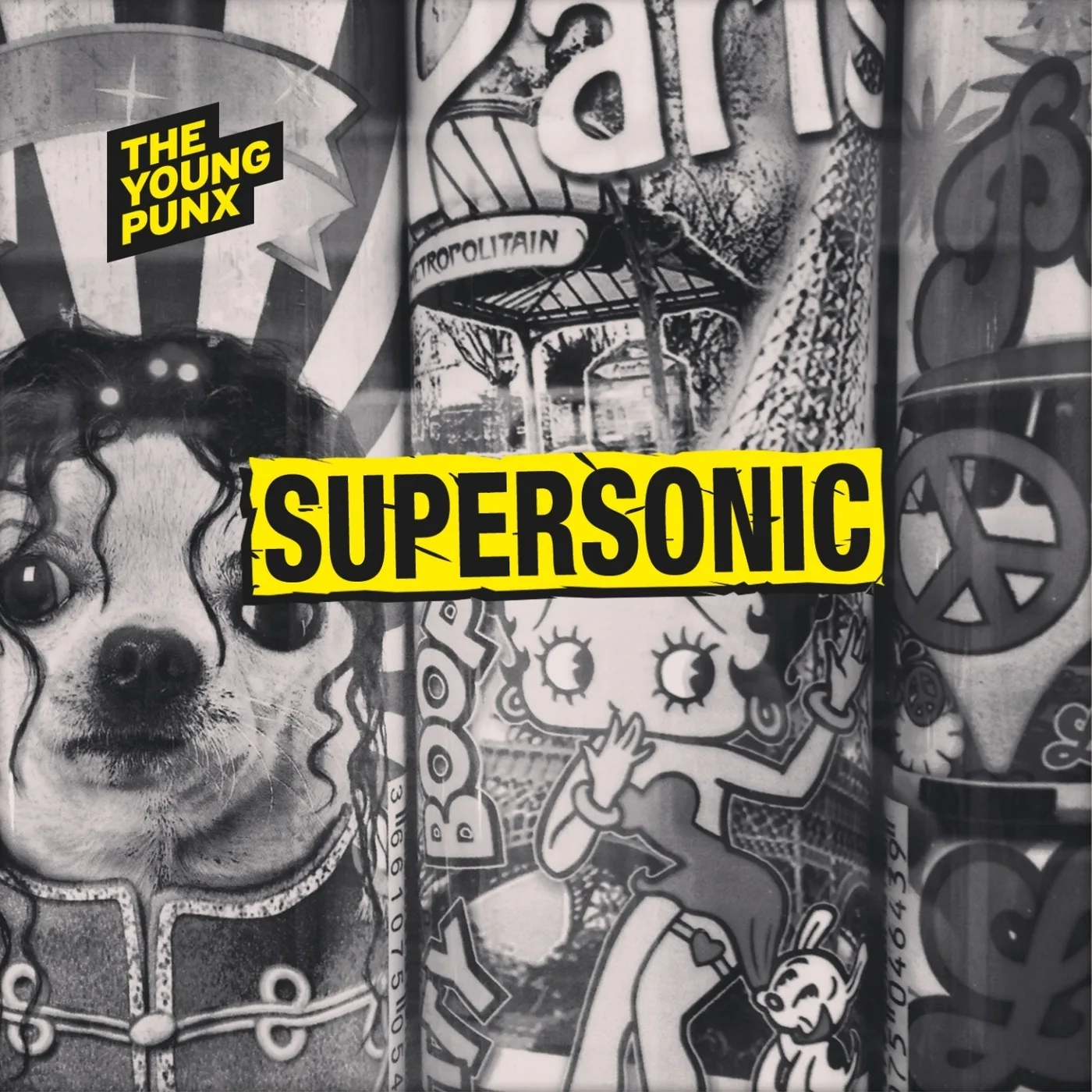 Official album cover art for the release Supersonic (Remixes) by The Young Punx