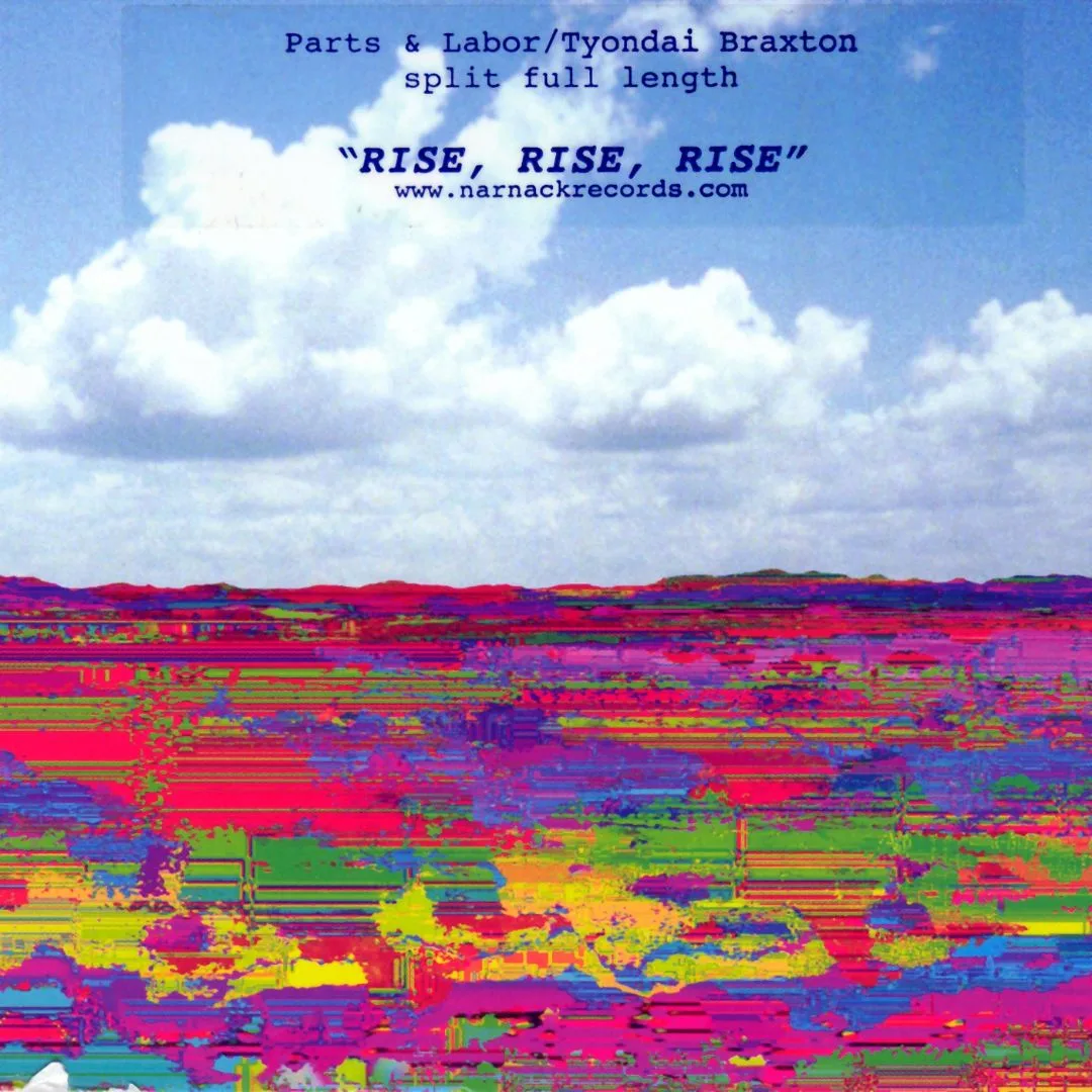 Official album cover art for the release Rise, Rise, Rise by Parts & Labor