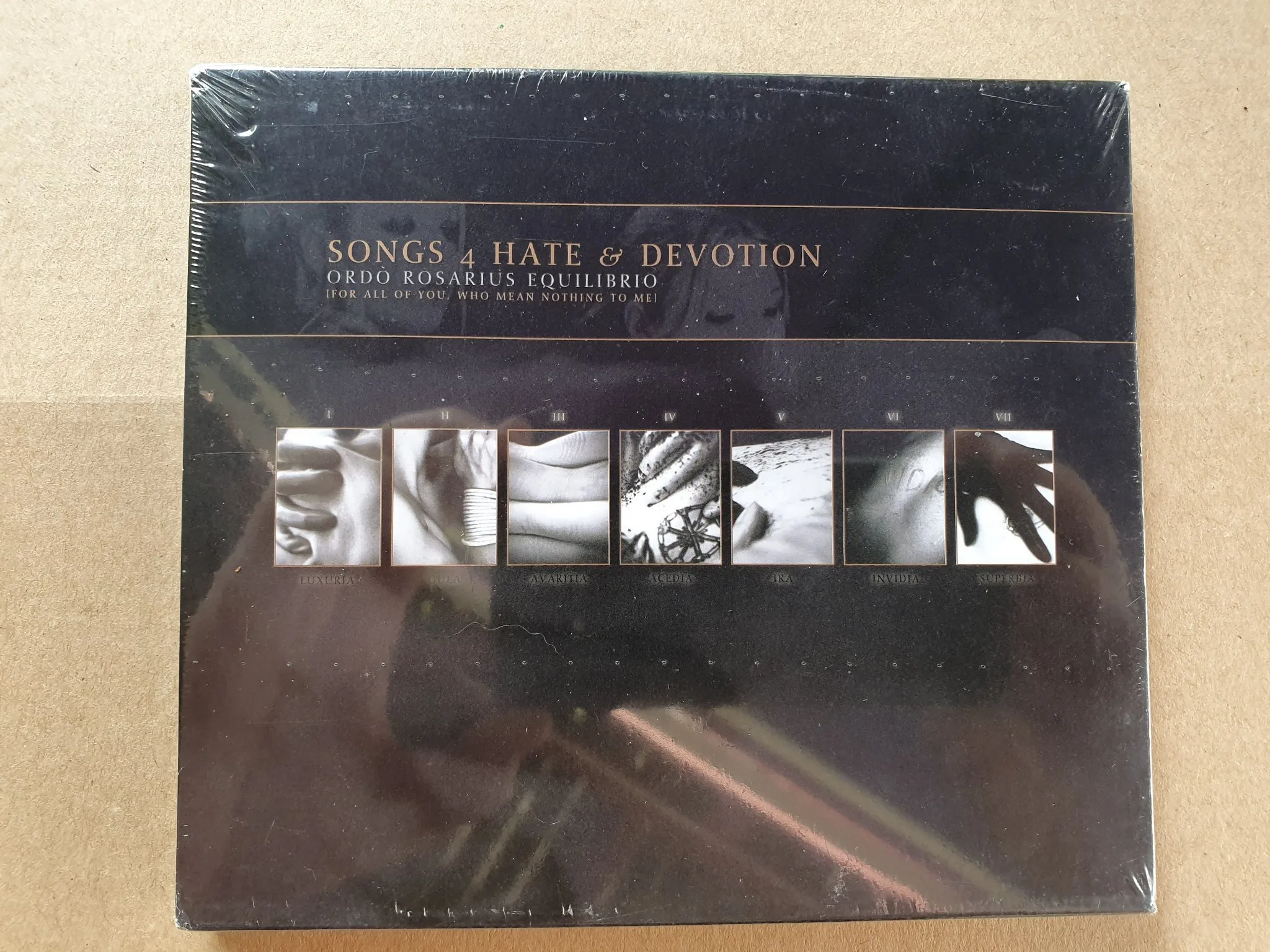 Official album cover art for the release Songs 4 Hate & Devotion by Ordo Rosarius Equilibrio